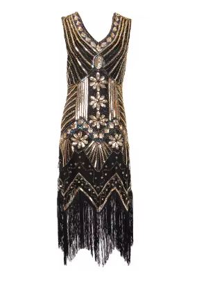 Valenzora | Gatsby Dress Plus Size Silver
