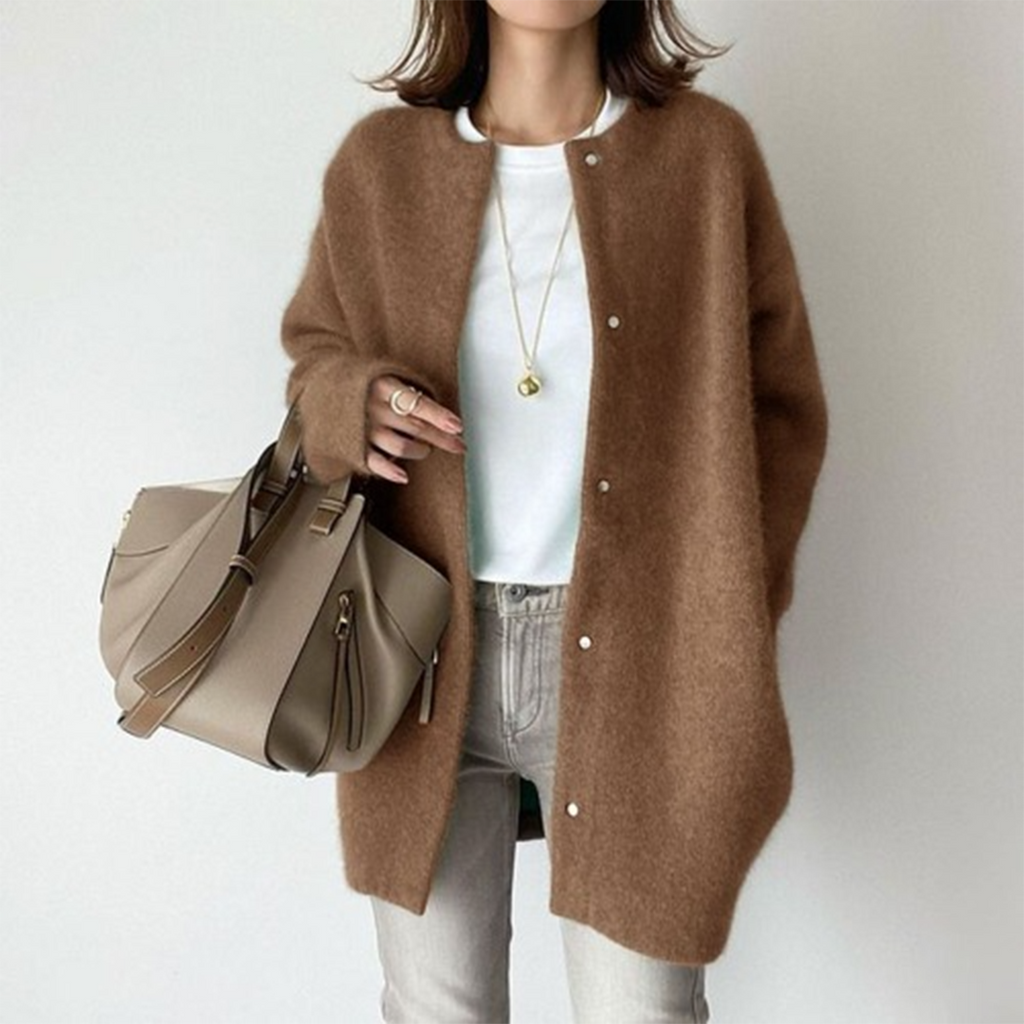 Valenzora - Bequemer klassischer Cardigan für Damen