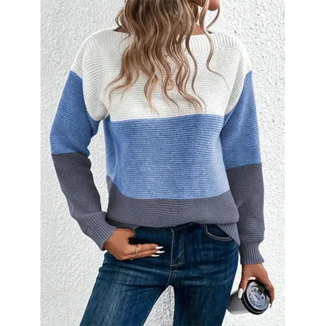 Valenzora | Damen-Winterpullover Leuchtende kuschelige Strickmode