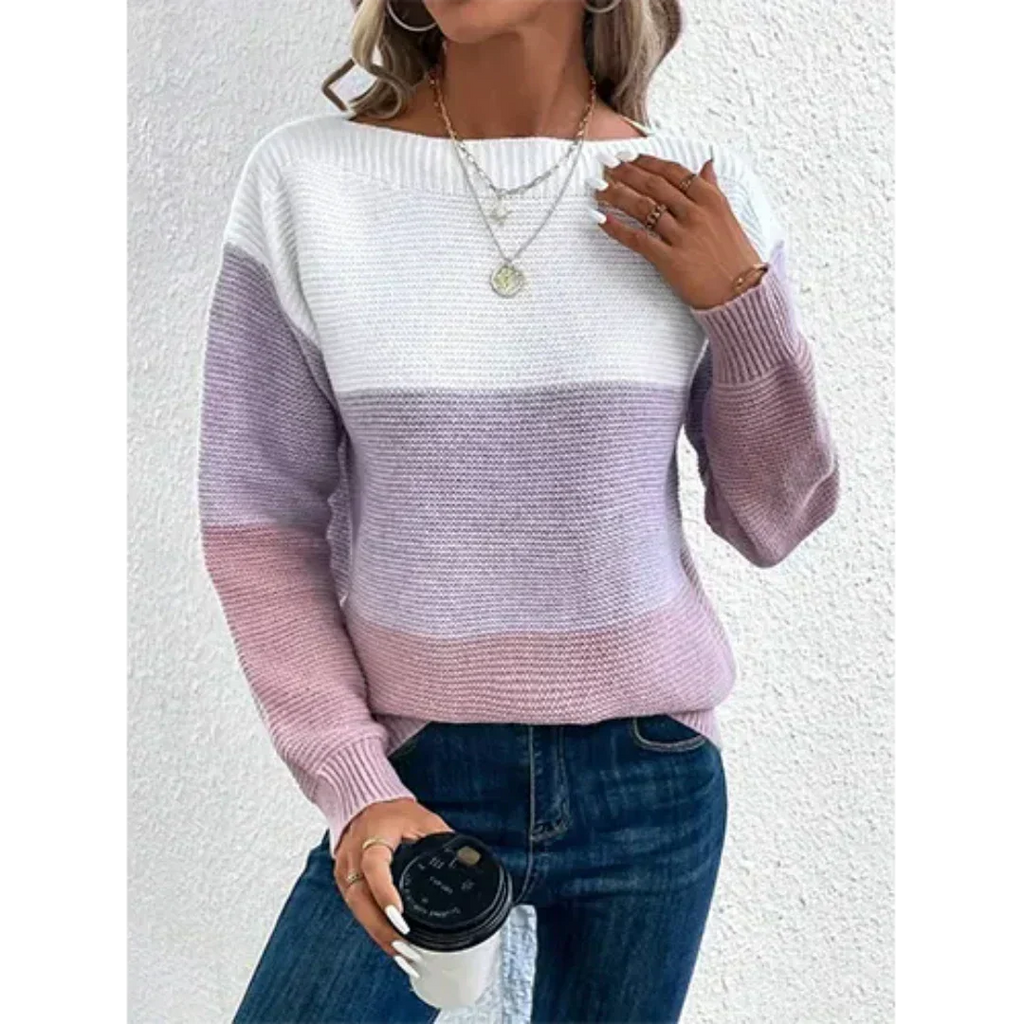 Valenzora | Damen-Winterpullover Leuchtende kuschelige Strickmode