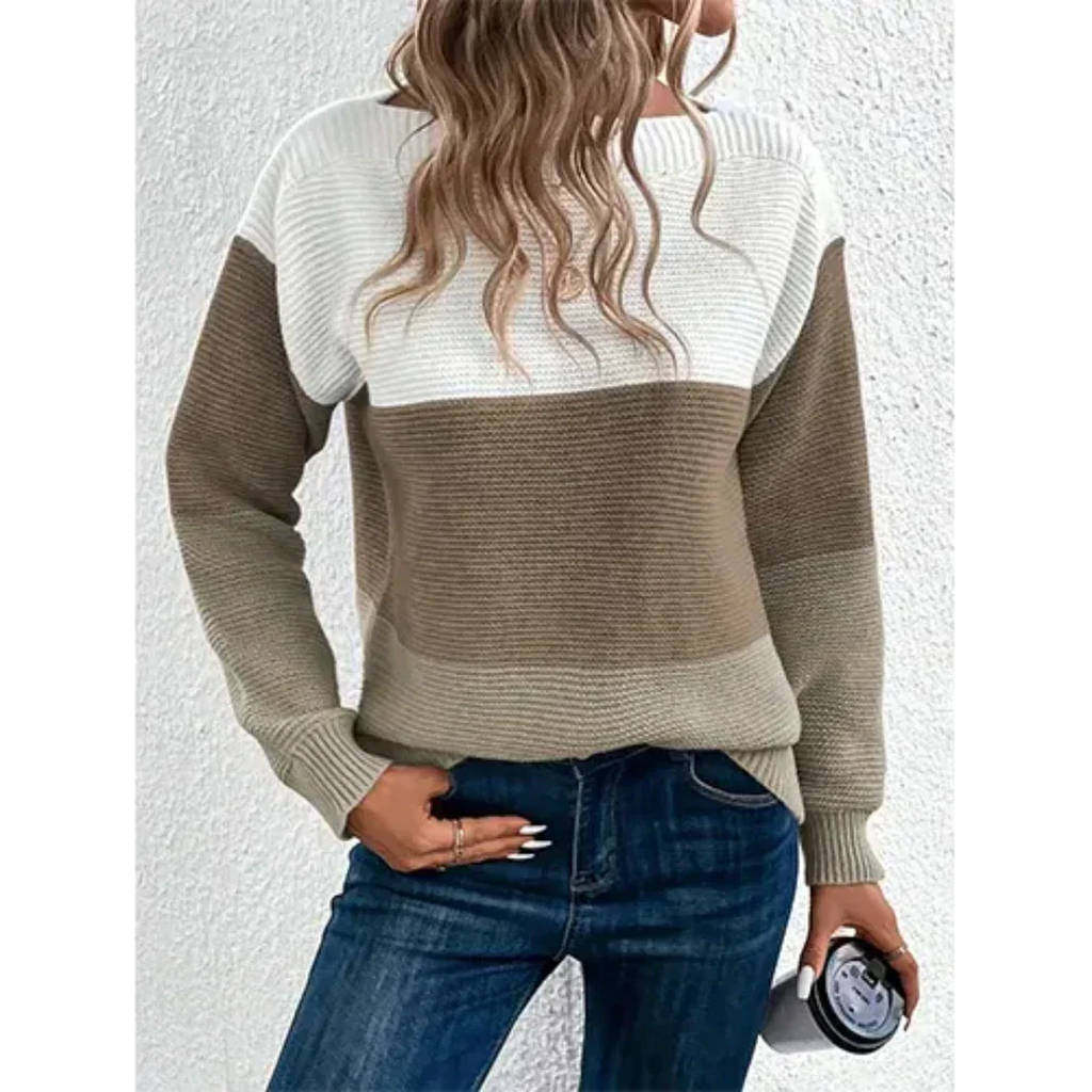 Valenzora | Damen-Winterpullover Leuchtende kuschelige Strickmode