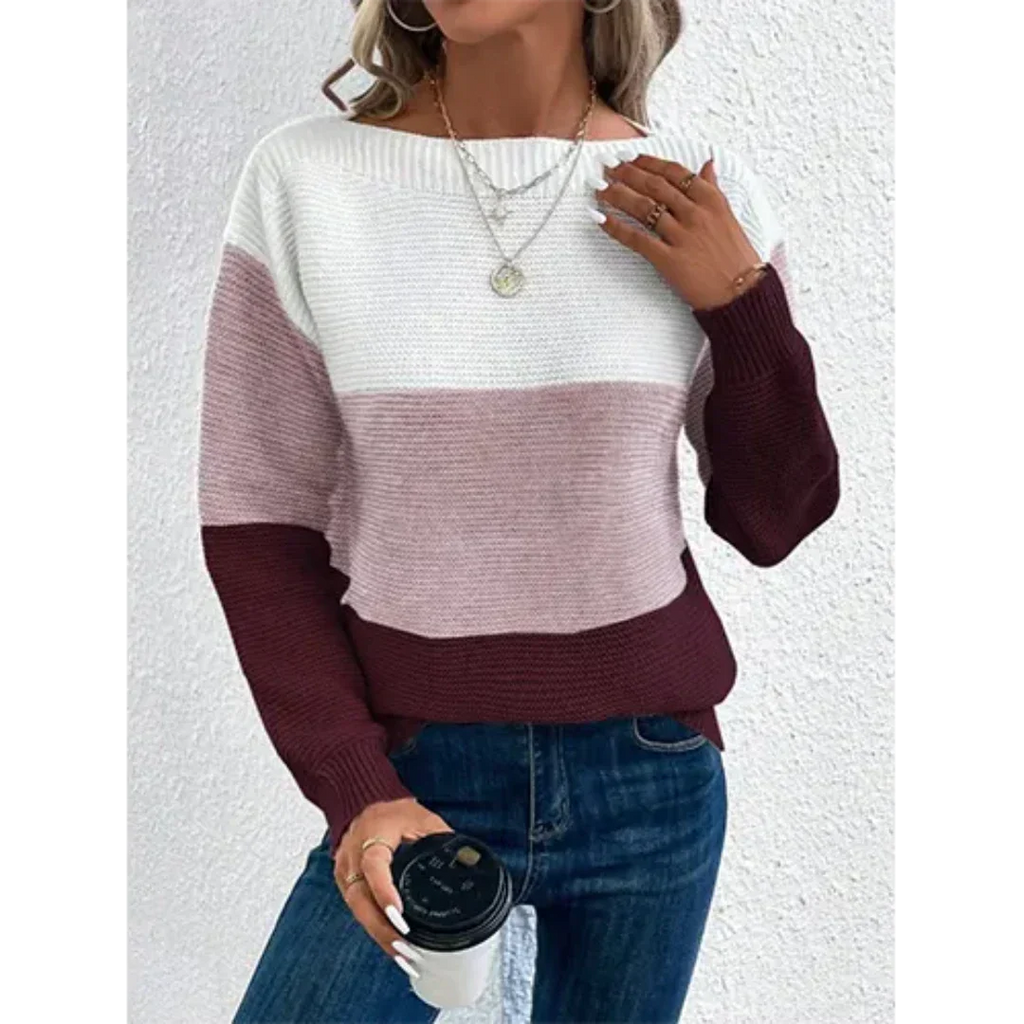 Valenzora | Damen-Winterpullover Leuchtende kuschelige Strickmode