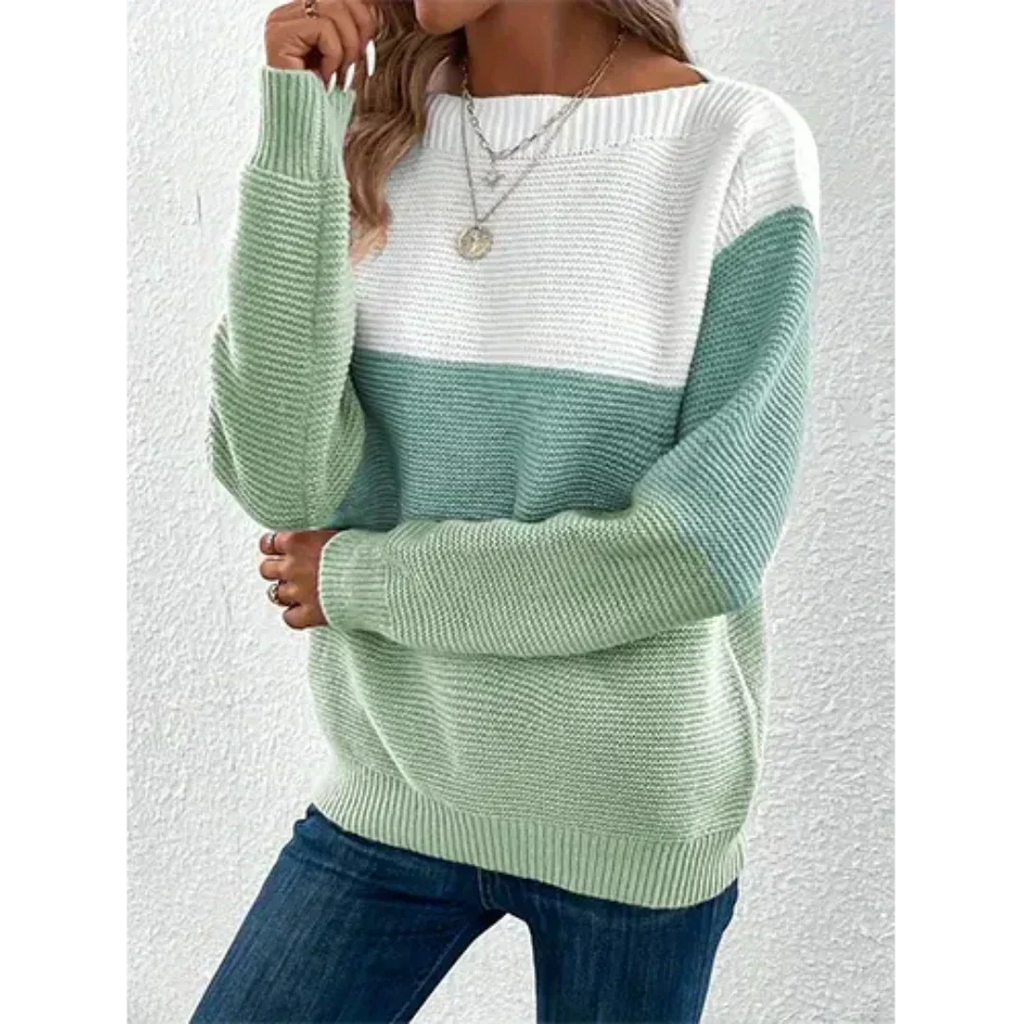 Valenzora | Damen-Winterpullover Leuchtende kuschelige Strickmode