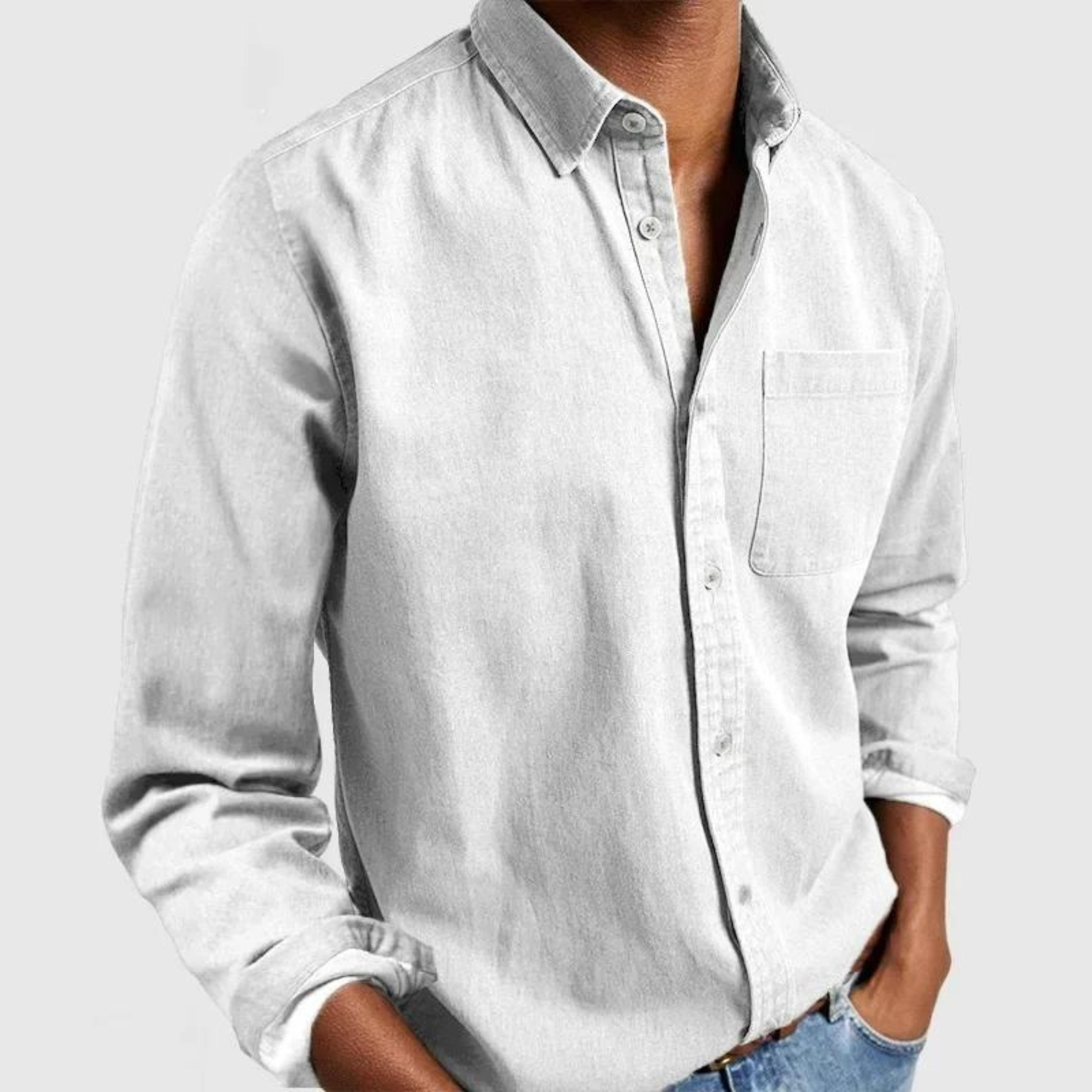 Valenzora | A comfortable long-sleeved shirt with a collar