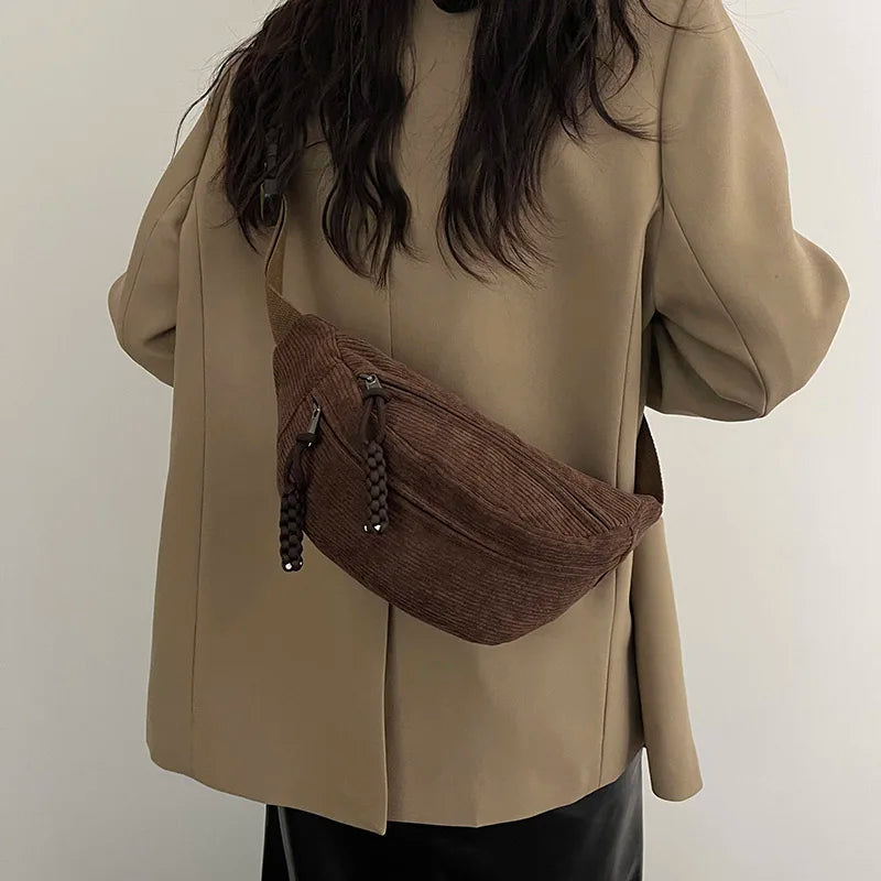 Valenzora | Lässige Cordtasche für Damen