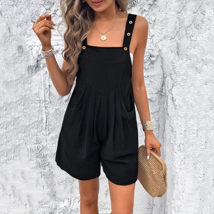 Valenzora | Light blue denim jumpsuit