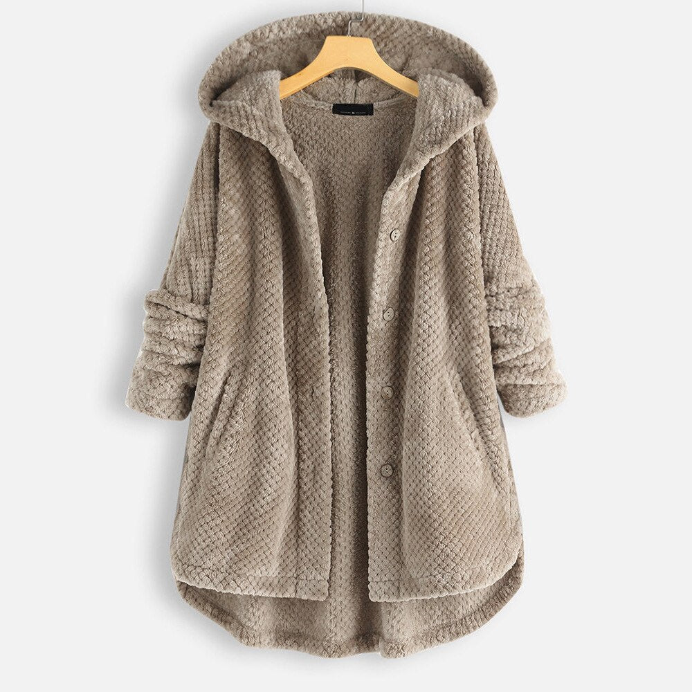 Oversized Kapuzenjacke für Damen – Arabella