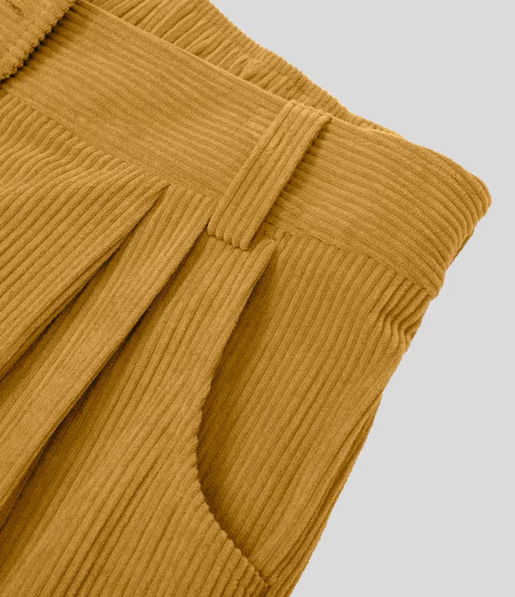 Damenhose in Cord-Optik