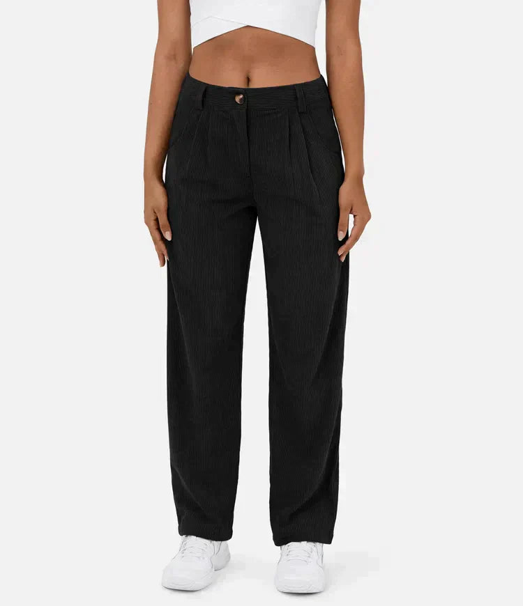 Damenhose in Cord-Optik