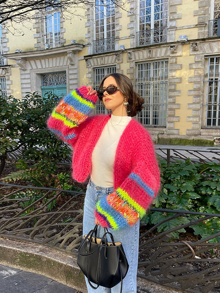 Valenzora Cardigan | Knitted | Open Front | Oversized Cardigan | Women's Clothing