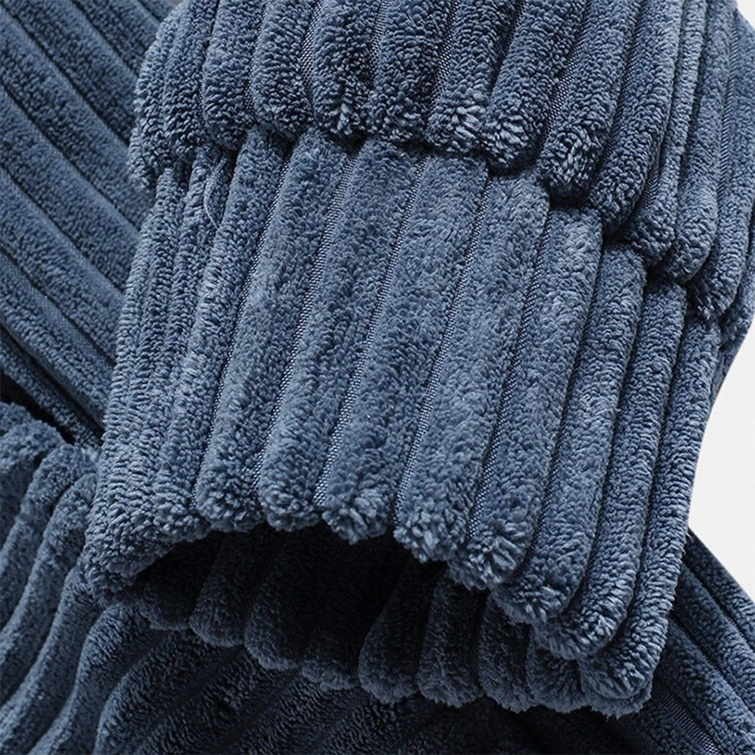 Valenzora | Corduroy hooded sweatshirt