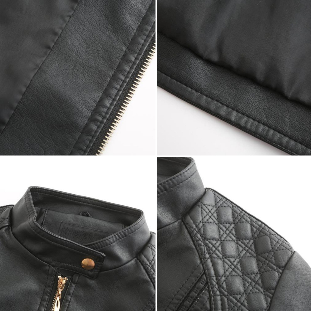 Valenzora | Elegante Lederjacke für Damen