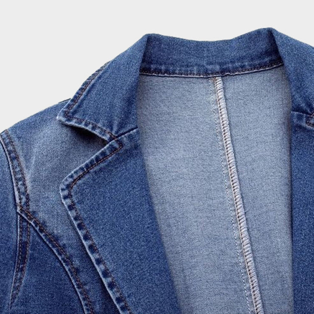 Valenzora | Fit Denim Blazer For Women