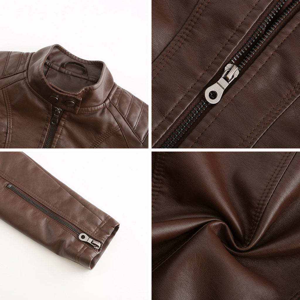 Adriana - Stylish leather jacket