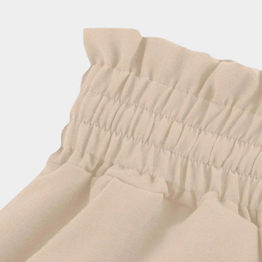 Valenzora | Elegant women's trousers with flowing fabric