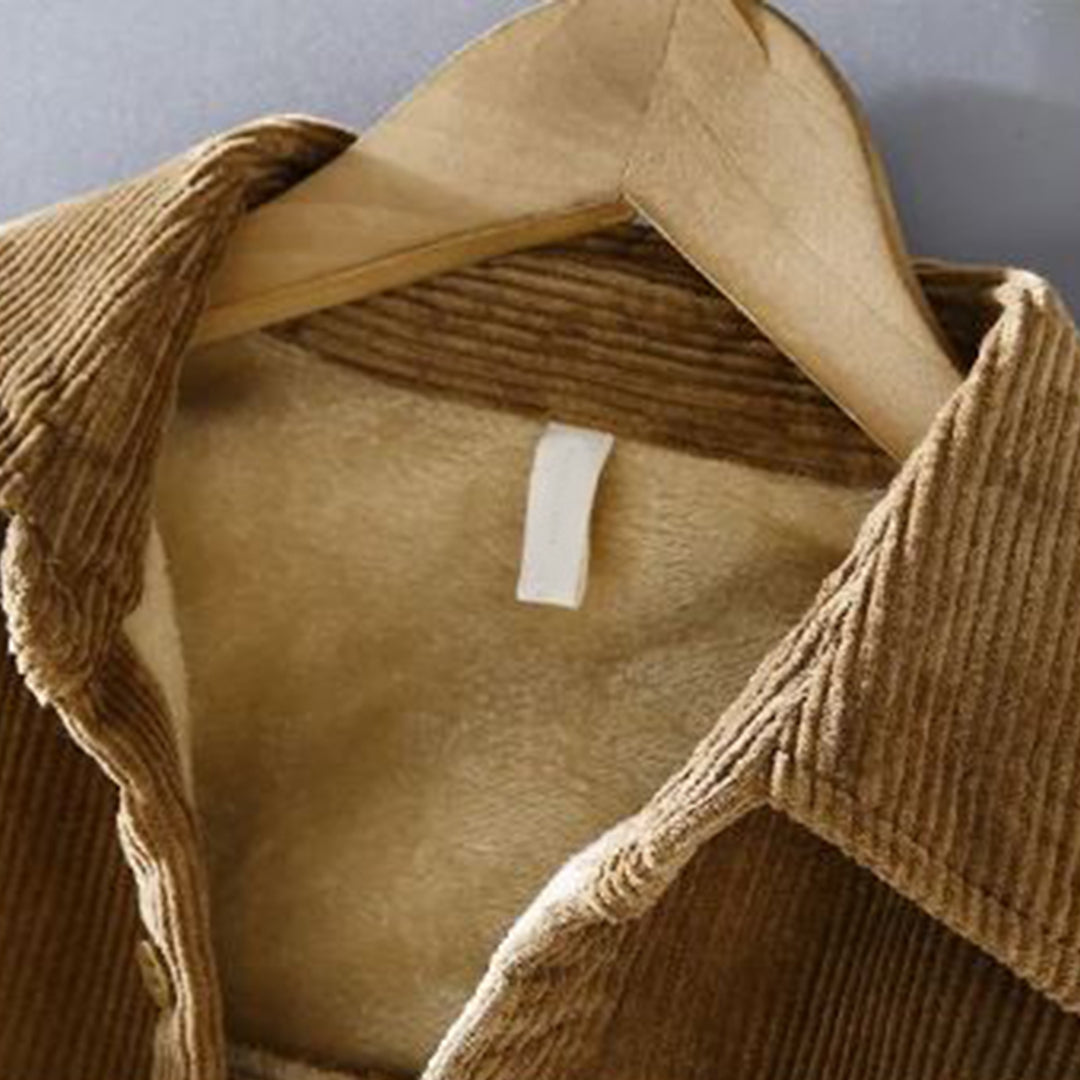 Valenzora | Long-sleeved corduroy jacket with pockets