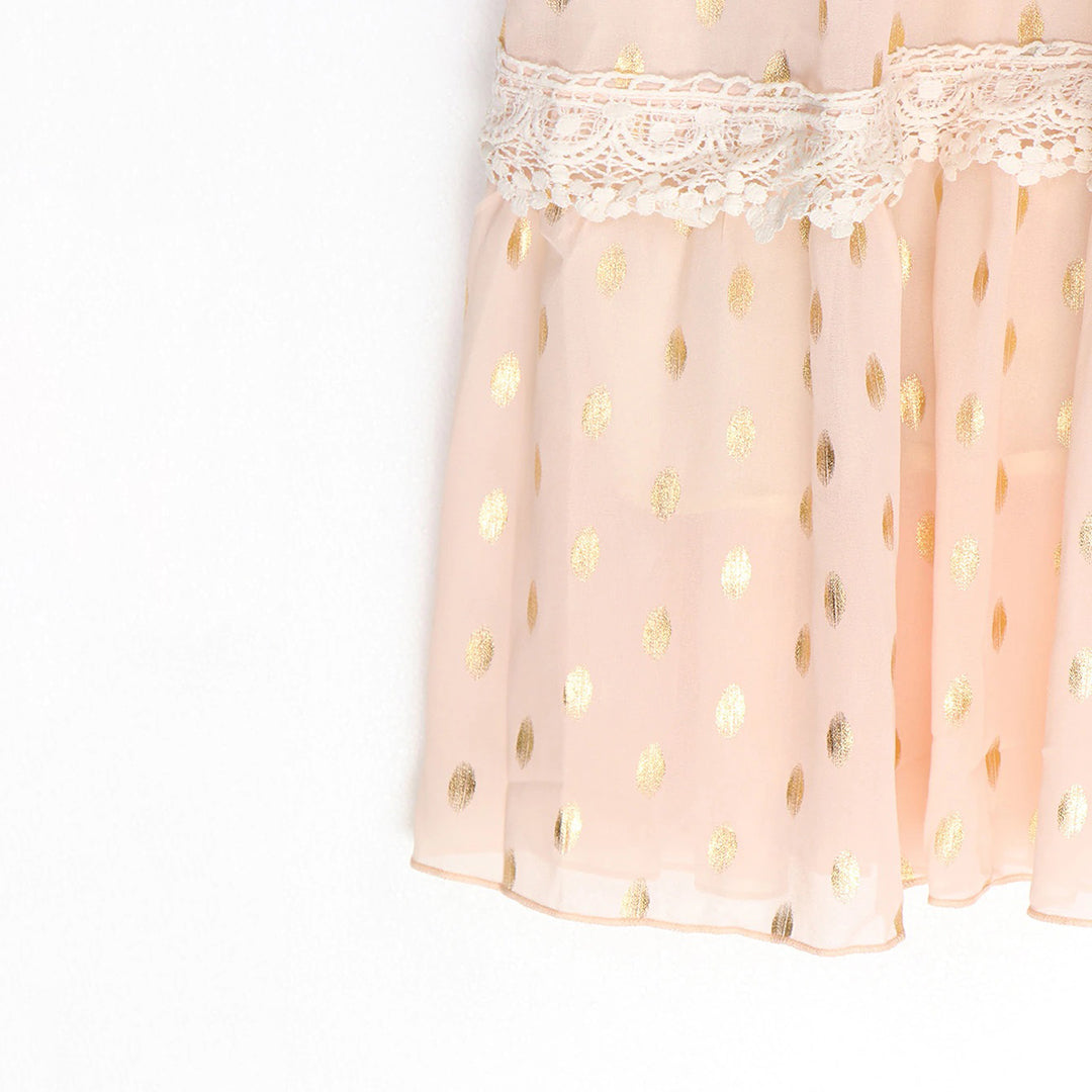 Valenzora - Embroidered sleeveless long dress