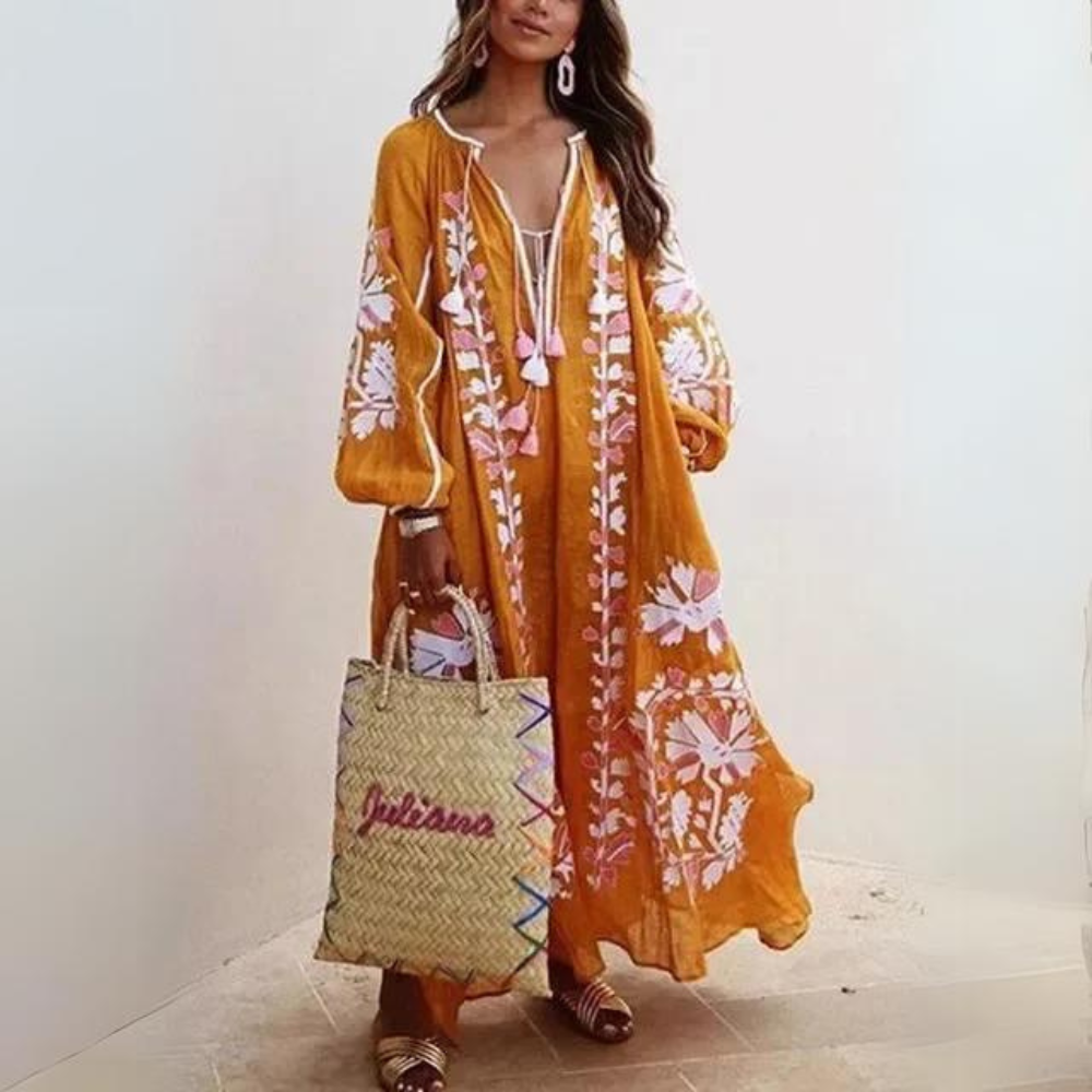 Valenzora | Elegant bohemian long dress