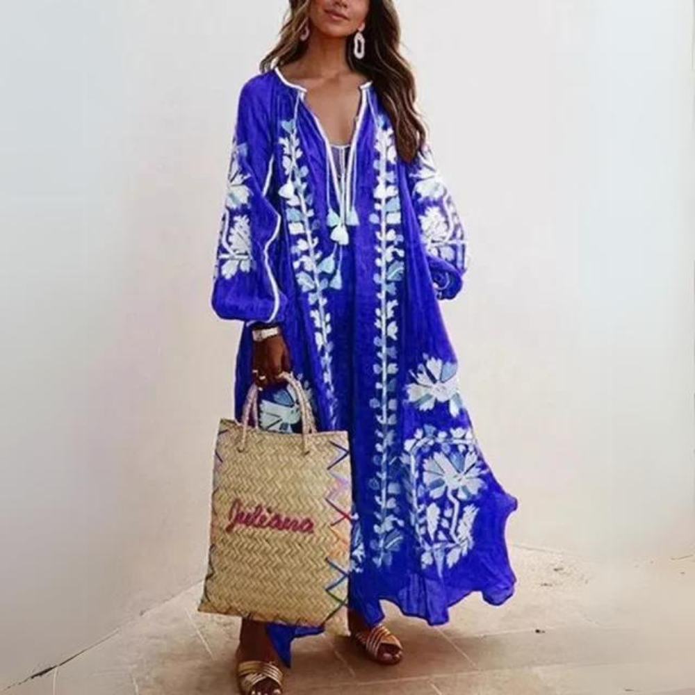 Valenzora | Elegant bohemian long dress