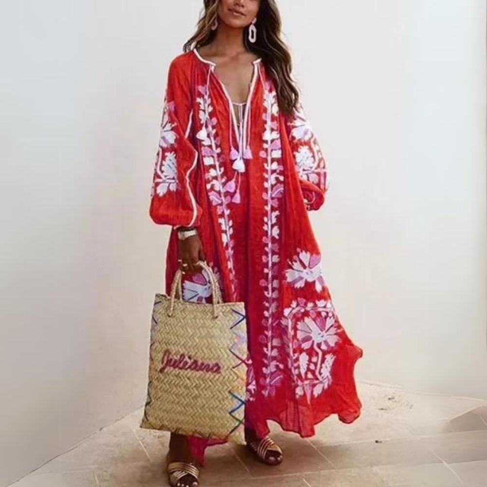 Valenzora | Elegant bohemian long dress
