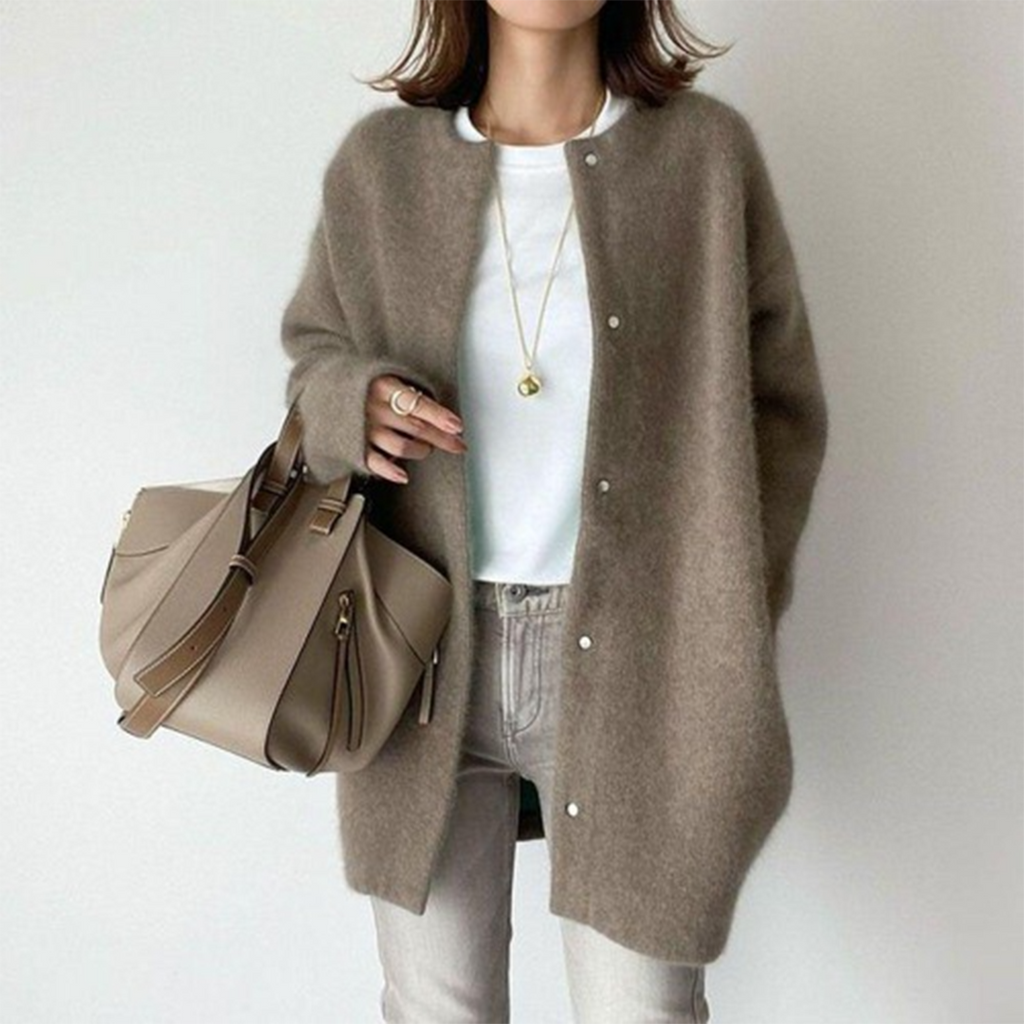 Valenzora - Bequemer klassischer Cardigan für Damen