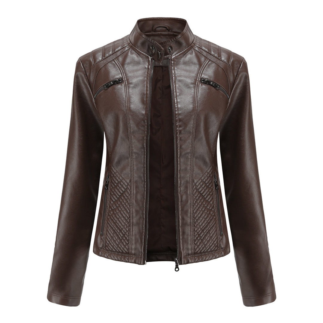 Adriana - Stylish leather jacket