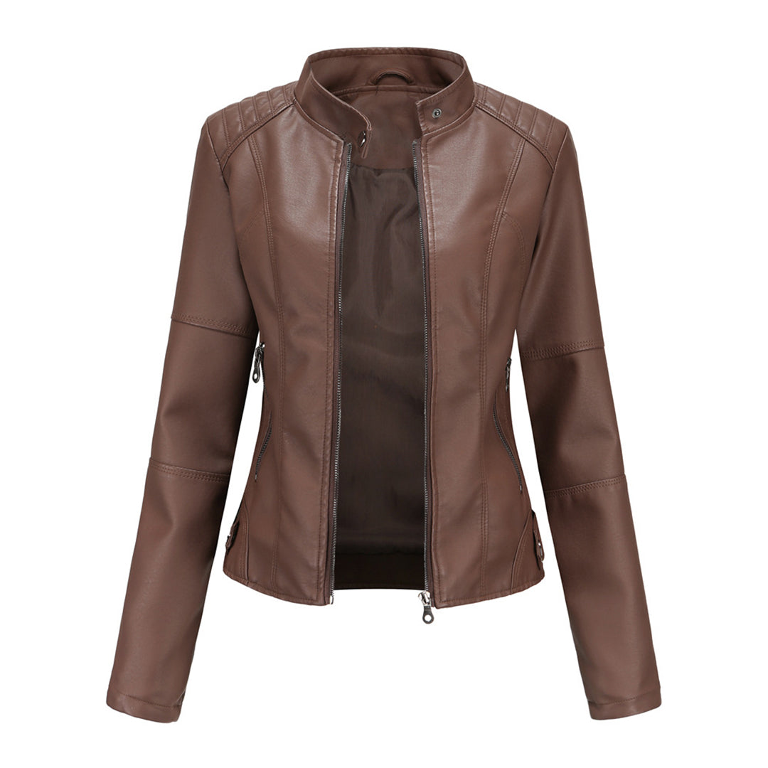 Valenzora | Leather jacket - Timeless comfort