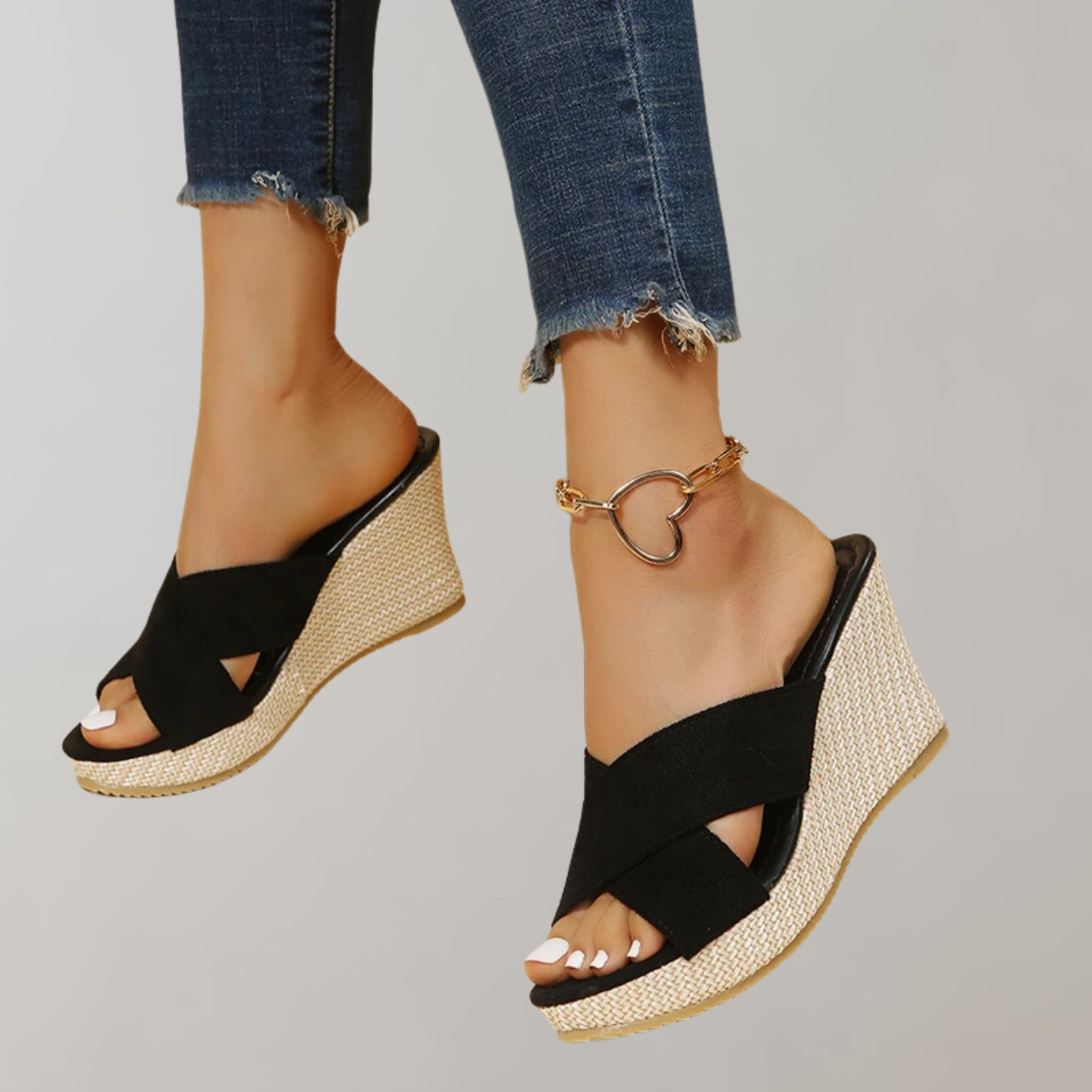 Valenzora - Orthopädische Sandalen mit Absätzen | Bequeme Damensandalen