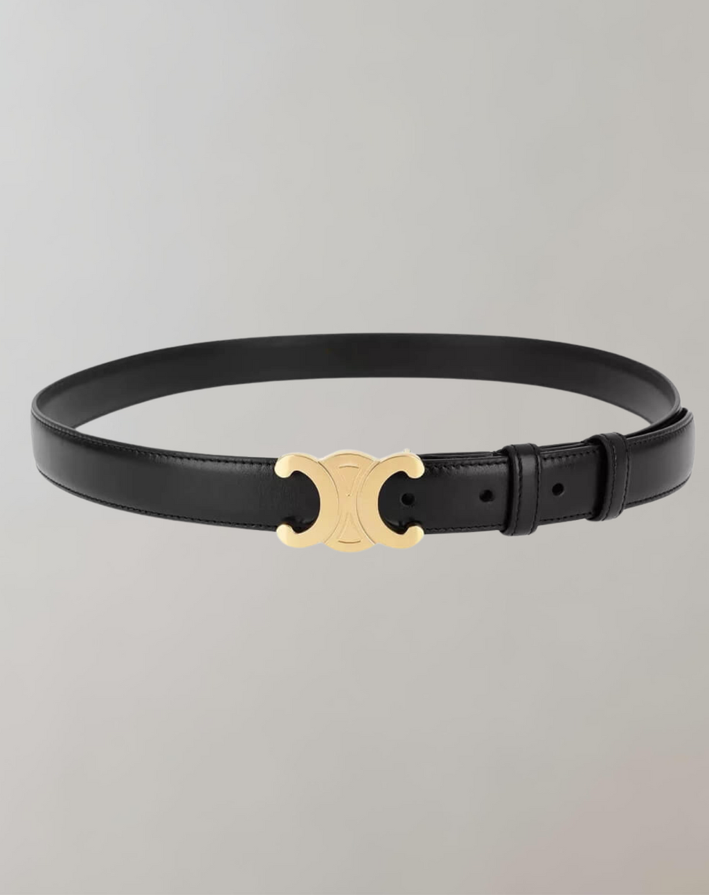 Valenzora - Elegant women's belt with gold buckle