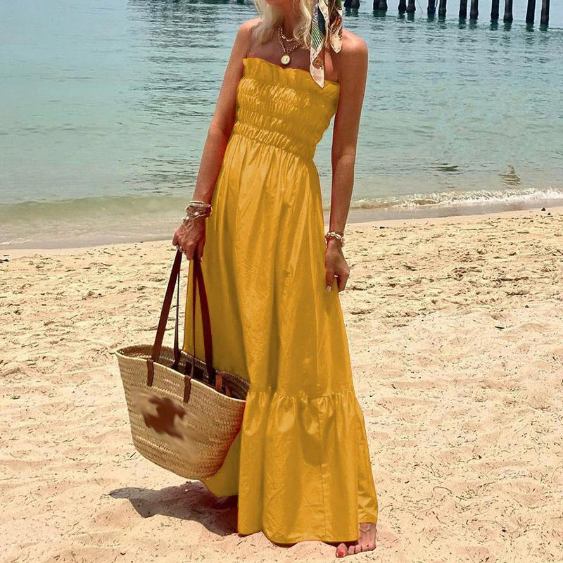 Valenzora | Strapless Maxi Dress An effortlessly stylish summer essential for all occasions