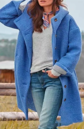 Valenzora | elegant solid-color coat