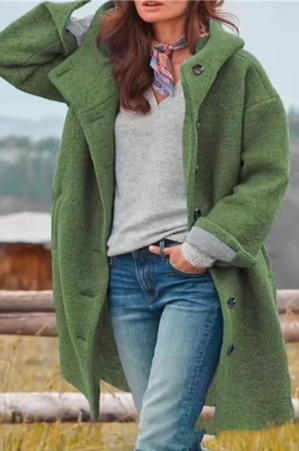 Valenzora | elegant solid-color coat