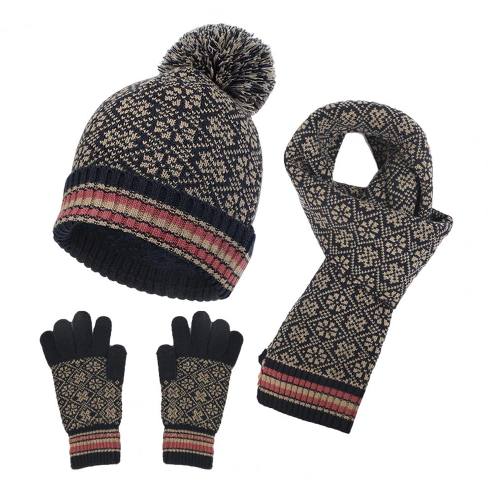 Valenzora | Casual Autumn/Winter 4-Piece Warm Knit Set for Women