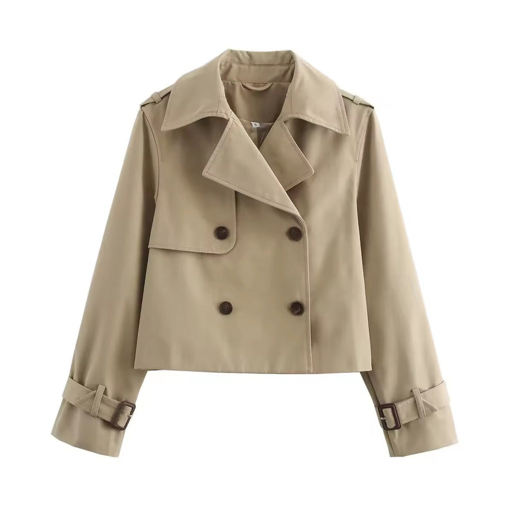 Valenzora | Shortened trench coat