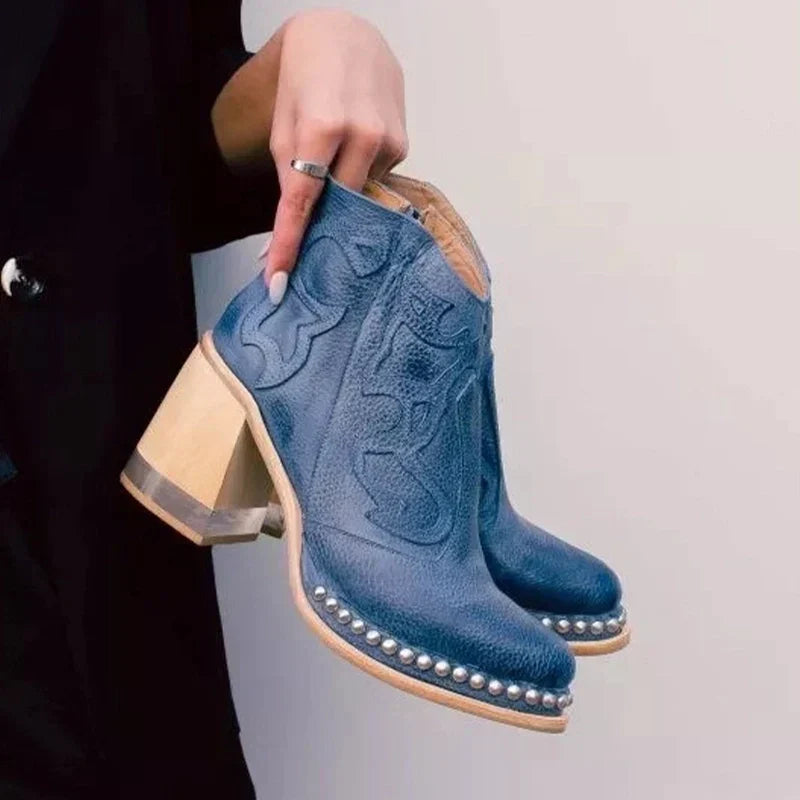 Valenzora | Norwich embroidered leather boots