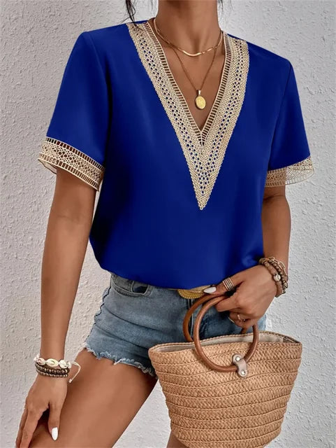 Valenzora | Elegant V-neck top