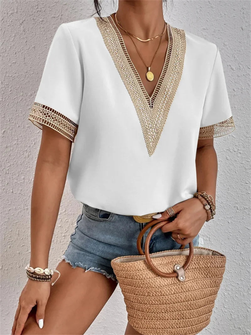 Valenzora | Elegant V-neck top