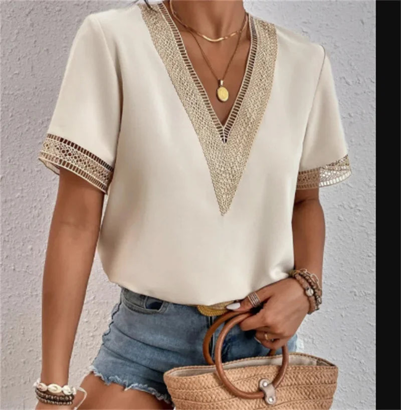 Valenzora | Elegant V-neck top