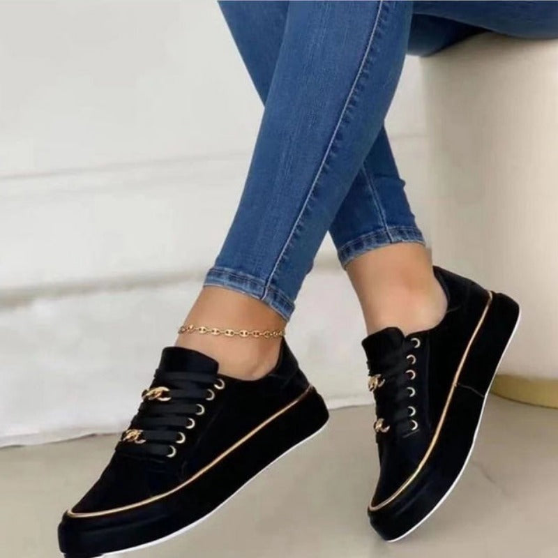 Valenzora | Bequeme Schnürsneaker für den Alltag, Damenschuhe