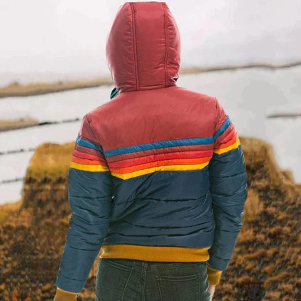 Valenzora | Women's jacket with colored stripes