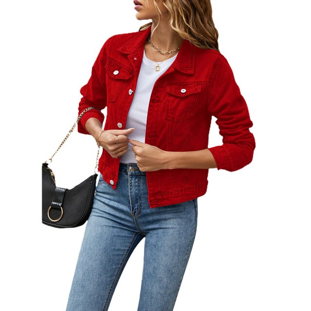 Valenzora | Legere Knopfleiste-Jacke für Damen