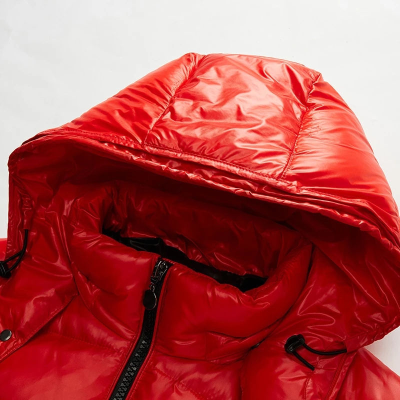 Black Shiny Down Jacket
