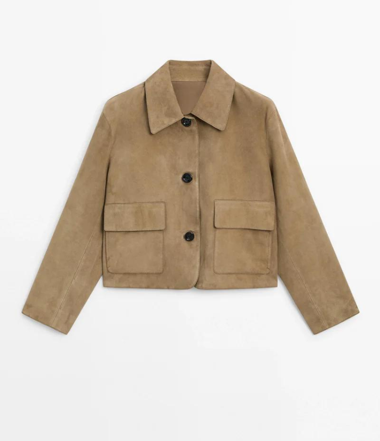Valenzora | Klassische Wildlederjacke