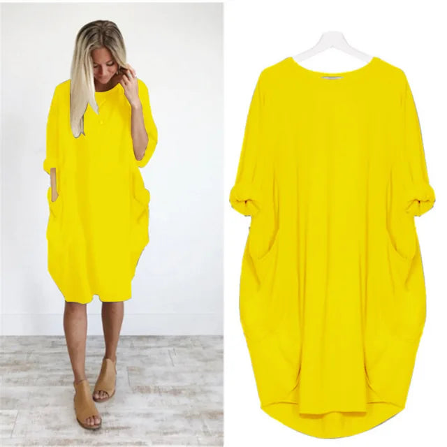 Valenzora | Comfortable belly-covering dress