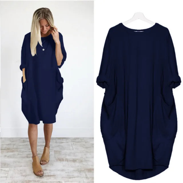 Valenzora | Comfortable belly-covering dress