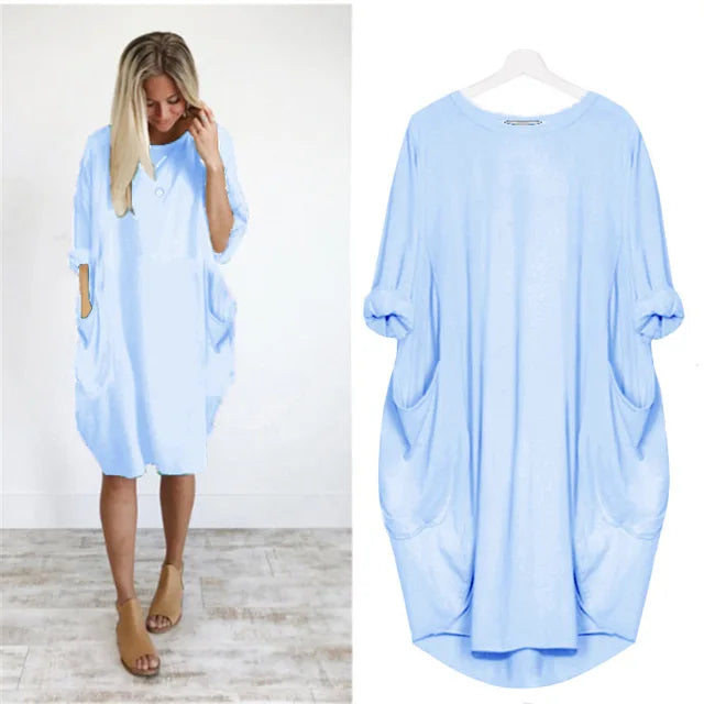 Valenzora | Comfortable belly-covering dress