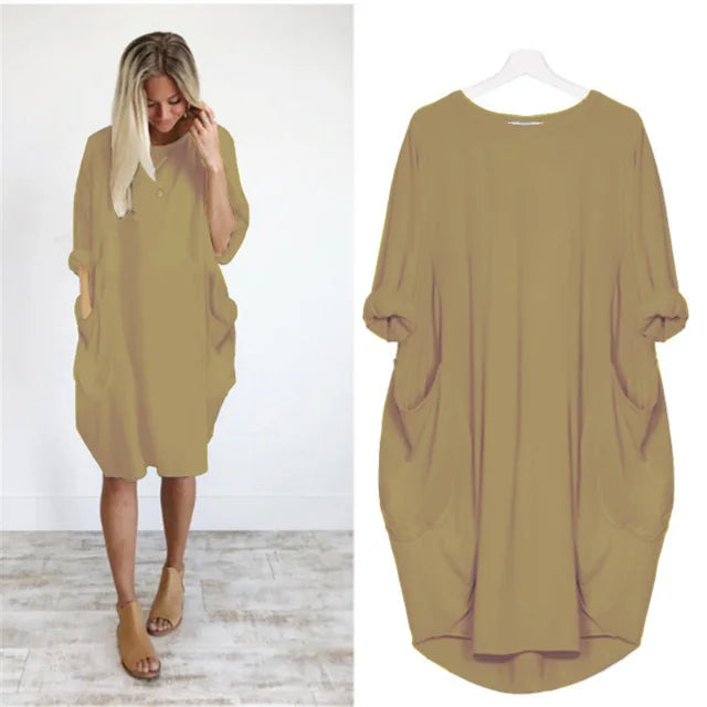 Valenzora | Comfortable belly-covering dress