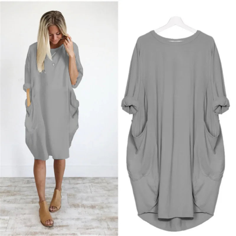 Valenzora | Comfortable belly-covering dress
