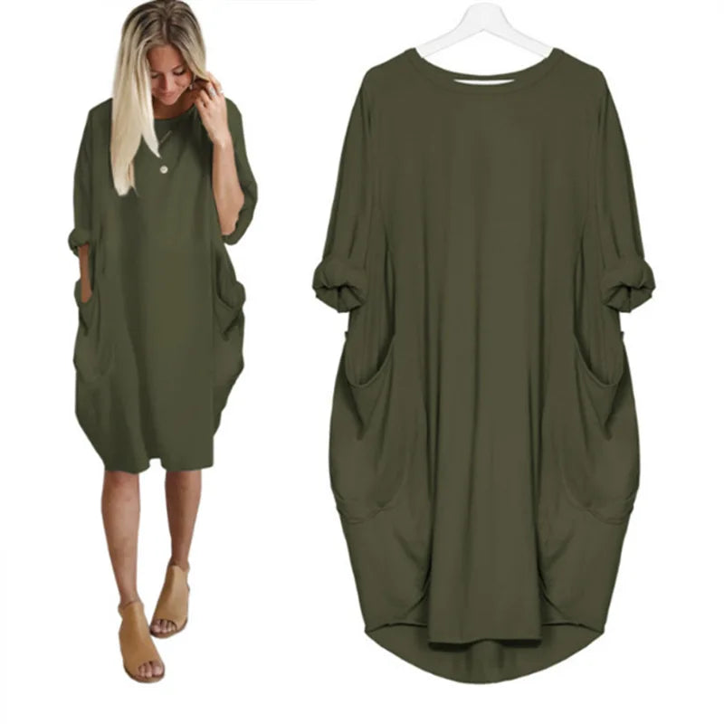 Valenzora | Comfortable belly-covering dress