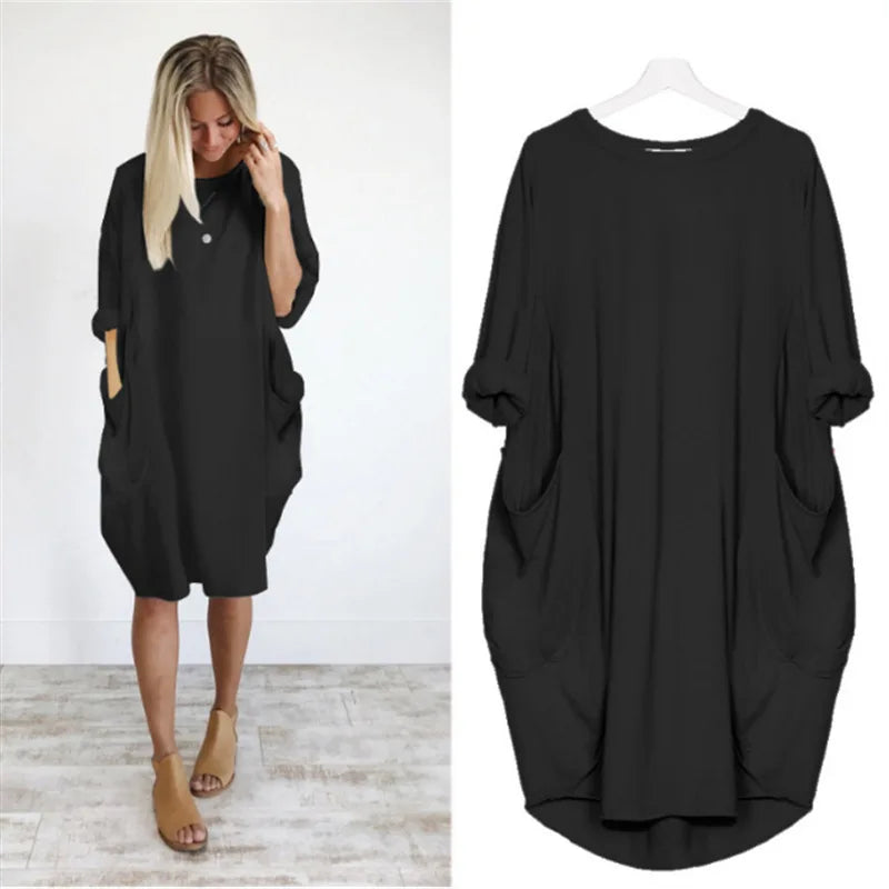 Valenzora | Comfortable belly-covering dress